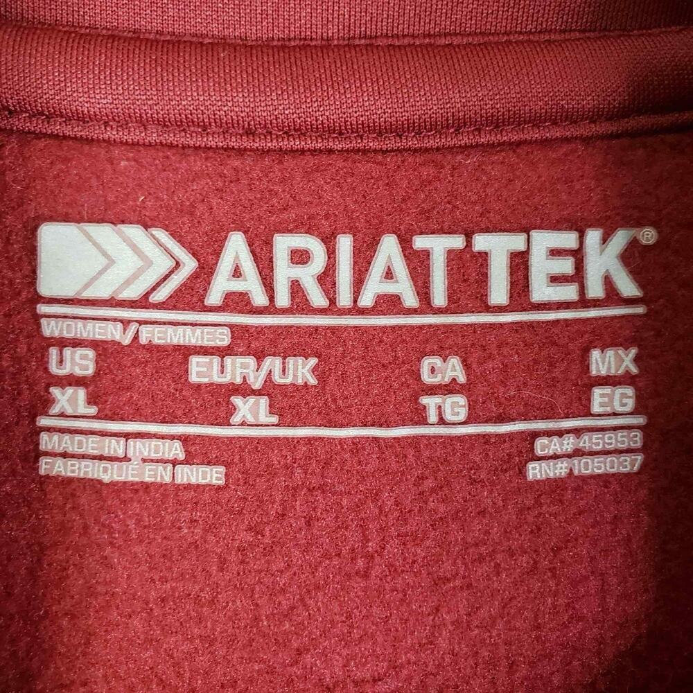 Ariattek Crossover Sweatshirt Women’s Size XL Red Logo Pullover Comfort - Picture 8 of 10